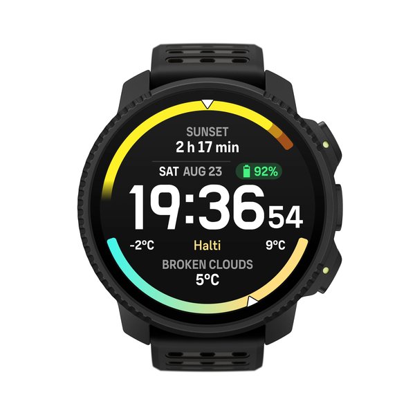 Suunto Vertical 2 GPS watch with outdoor watch face