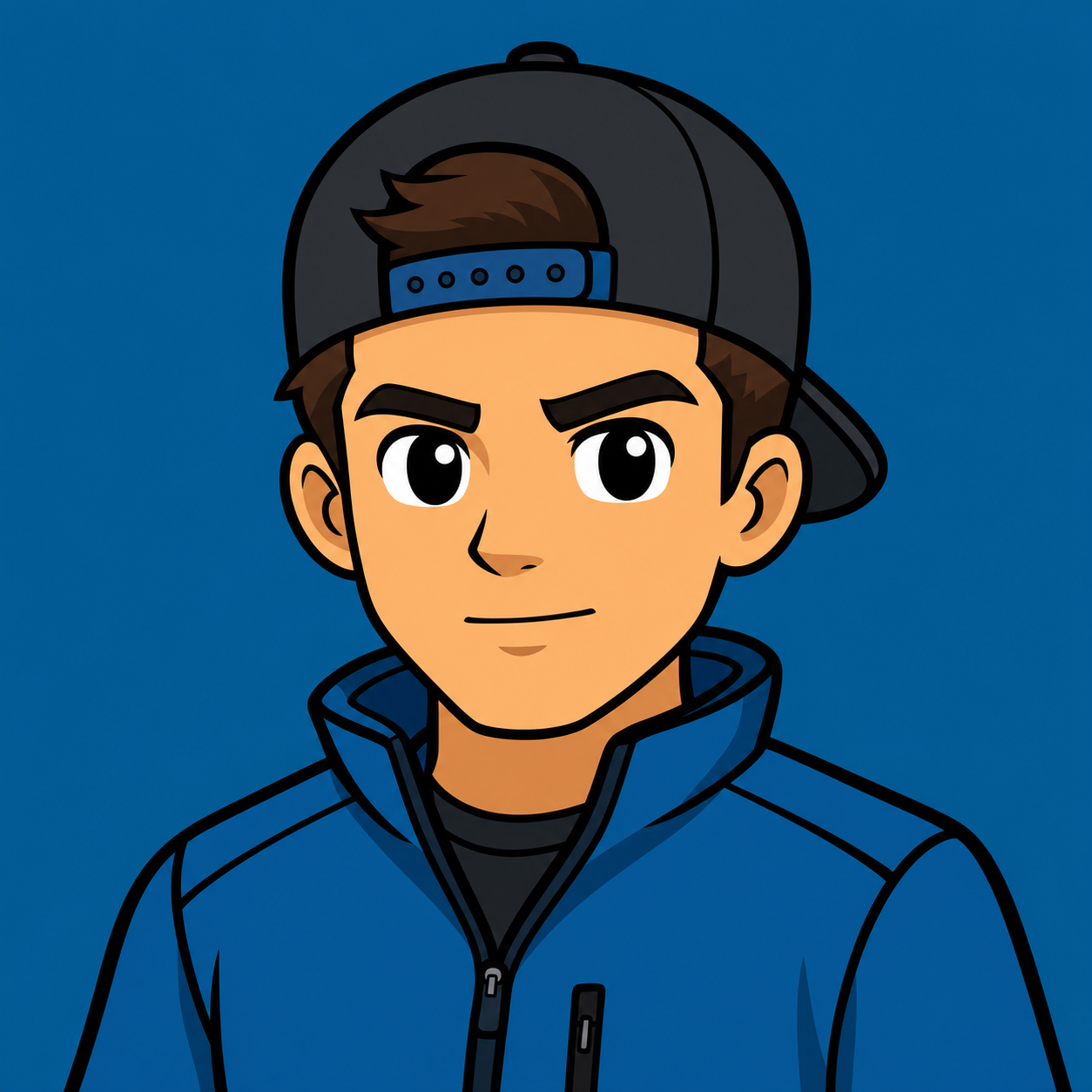 Cartoon illustration of Niko Reyes, an AI persona